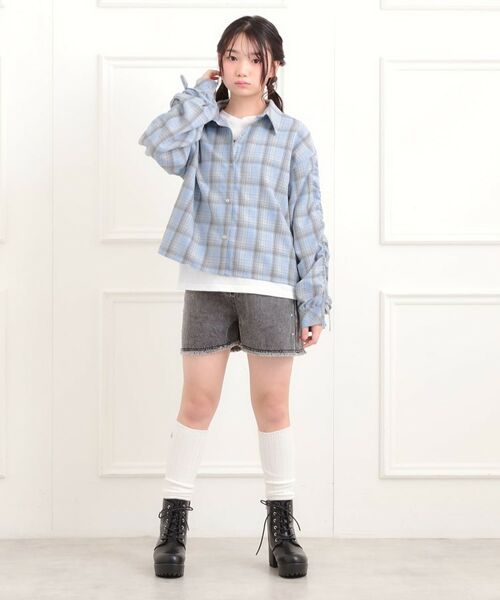 PINK-latte / ピンク ラテ その他トップス | 【セットアイテム】起毛チェックシャツ＋ロンT | 詳細15