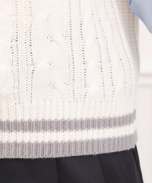 PINK-latte / ピンク ラテ シャツ・ブラウス | ニットベストレイヤード長袖シャツ | 詳細7