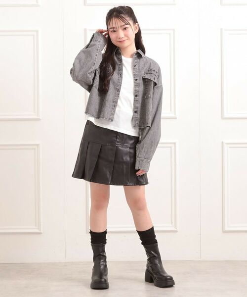 PINK-latte / ピンク ラテ その他トップス | 【セットアイテム】短丈デニムシャツ+ロンT | 詳細16