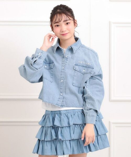 PINK-latte / ピンク ラテ その他トップス | 【セットアイテム】短丈デニムシャツ+ロンT | 詳細19