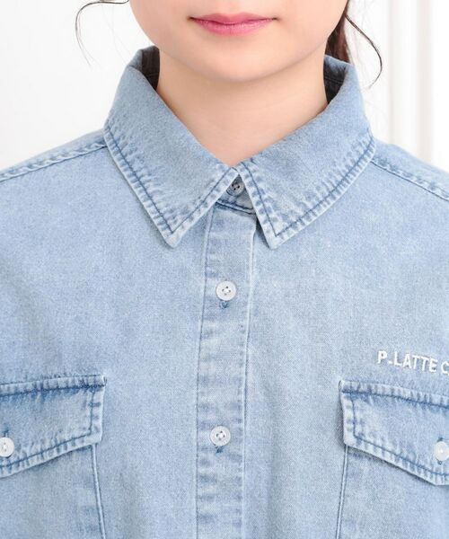 PINK-latte / ピンク ラテ その他トップス | 【セットアイテム】短丈デニムシャツ+ロンT | 詳細4