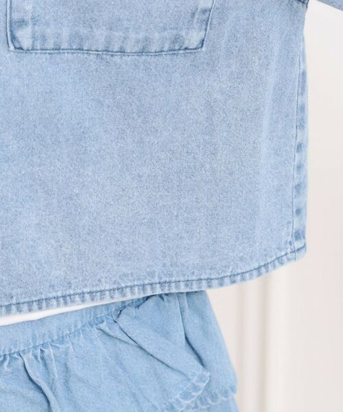 PINK-latte / ピンク ラテ その他トップス | 【セットアイテム】短丈デニムシャツ+ロンT | 詳細7
