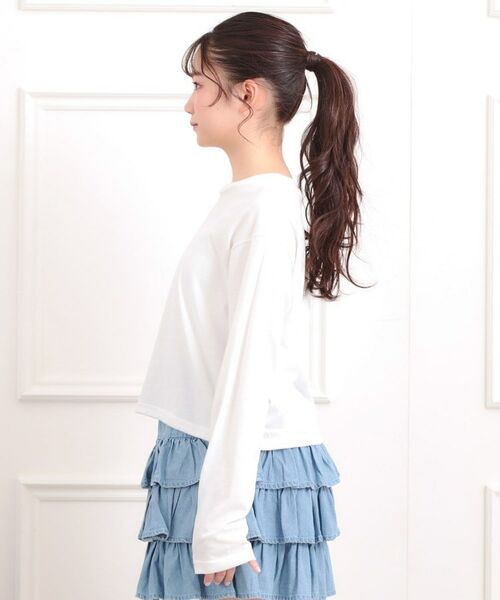 PINK-latte / ピンク ラテ その他トップス | 【セットアイテム】短丈デニムシャツ+ロンT | 詳細9