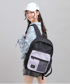 PINK-latte / ピンク ラテ リュック・バックパック | 【容量約23L】バイカラーメッシュリュック