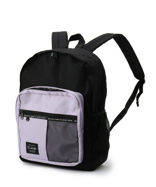 PINK-latte / ピンク ラテ リュック・バックパック | 【容量約23L】バイカラーメッシュリュック | 詳細9