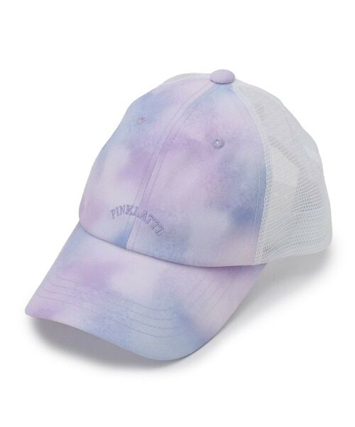 PINK-latte / ピンク ラテ キャップ | タイダイ柄キャップ（パープル(181)）