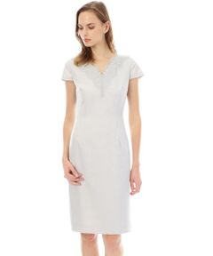 PINKY & DIANNE / ピンキーアンドダイアン ミニ丈・ひざ丈ワンピース | オーナメントＪＱワンピース