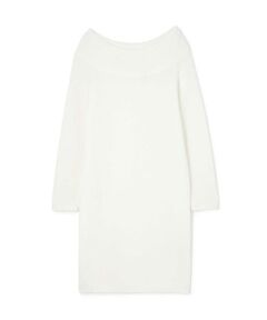 PINKY & DIANNE / ピンキーアンドダイアン ミニ丈・ひざ丈ワンピース | FERMO オフショルダーニットワンピース