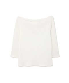 PINKY & DIANNE / ピンキーアンドダイアン カットソー | バックレースアップオフショルダートップス