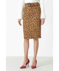 PINKY & DIANNE / ピンキーアンドダイアン スカート | アニマルドットプリントタイトスカート