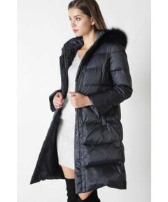 PINKY & DIANNE / ピンキーアンドダイアン アウター | FOXファー付きフーデッドダウンコート