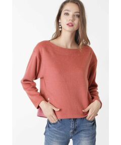 PINKY & DIANNE / ピンキーアンドダイアン カットソー | ◆パールドットスリットヘアリージャージトップス