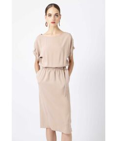 PINKY & DIANNE / ピンキーアンドダイアン ミニ丈・ひざ丈ワンピース | ターンバックスリーブイージーワンピース