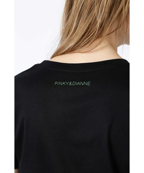 PINKY & DIANNE / ピンキーアンドダイアン カットソー | |0ggi5月号掲載|ネオンカラーバックロゴＴシャツ | 詳細15