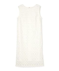 PINKY & DIANNE / ピンキーアンドダイアン ミニ丈・ひざ丈ワンピース | ジオメトリックレースノースリーブワンピース