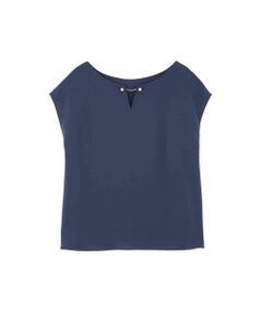 PINKY & DIANNE / ピンキーアンドダイアン シャツ・ブラウス | ★ドラマ　桜井ユキさん着用★◆メタルポイントキーネックブラウス