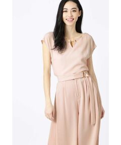 PINKY & DIANNE / ピンキーアンドダイアン シャツ・ブラウス | ★ドラマ　桜井ユキさん着用★◆メタルポイントキーネックブラウス