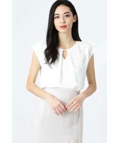 PINKY & DIANNE / ピンキーアンドダイアン シャツ・ブラウス | ★ドラマ　桜井ユキさん着用★◆メタルプレートタックブラウス