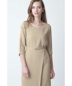 PINKY & DIANNE / ピンキーアンドダイアン シャツ・ブラウス | ◆レースコンビスリットスリーブブラウス