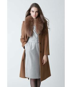 PINKY & DIANNE / ピンキーアンドダイアン アウター | カシミヤ混FOXファーコート