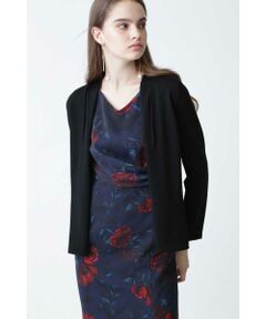 PINKY & DIANNE / ピンキーアンドダイアン カーディガン・ボレロ | バックギャザードレープカーディガン