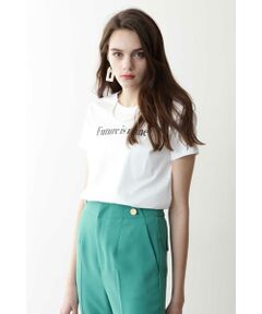 PINKY & DIANNE / ピンキーアンドダイアン カットソー | ◆Future is mine Tシャツ