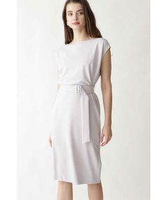 PINKY & DIANNE / ピンキーアンドダイアン ミニ丈・ひざ丈ワンピース | マットポンチバックシャンワンピース