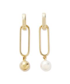 PINKY & DIANNE / ピンキーアンドダイアン アクセサリー | パールメタルコンビピアス