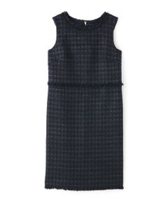 PINKY & DIANNE / ピンキーアンドダイアン ミニ丈・ひざ丈ワンピース | ファンシーツイード