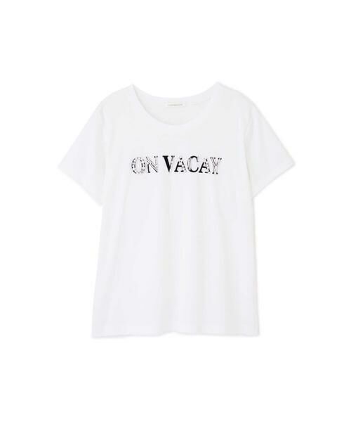 PINKY & DIANNE / ピンキーアンドダイアン カットソー | [WEB限定商品]［ウォッシャブル］ON VACAY Tシャツ | 詳細1