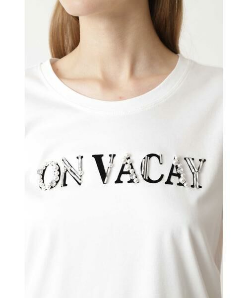 PINKY & DIANNE / ピンキーアンドダイアン カットソー | [WEB限定商品]［ウォッシャブル］ON VACAY Tシャツ | 詳細5