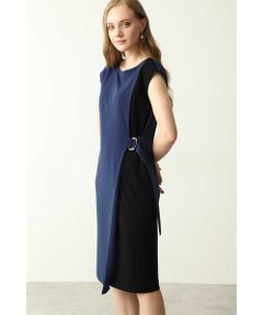 PINKY & DIANNE / ピンキーアンドダイアン ワンピース | ［ウォッシャブル］マットポンチバイカラーワンピース