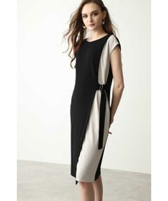 PINKY & DIANNE / ピンキーアンドダイアン ワンピース | ［ウォッシャブル］マットポンチバイカラーワンピース