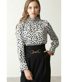 PINKY & DIANNE / ピンキーアンドダイアン シャツ・ブラウス | レオパードプリントブラウス