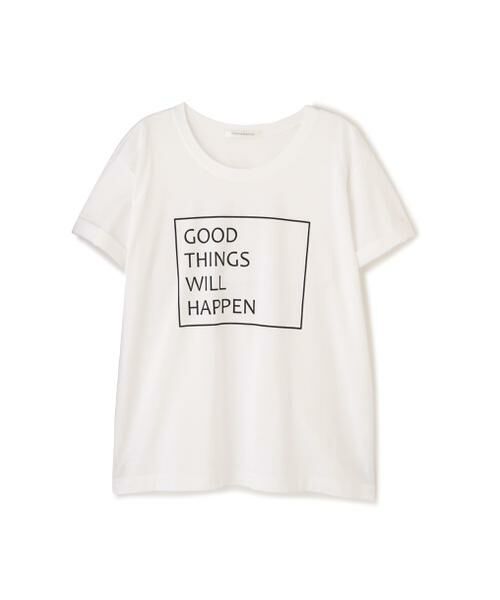 PINKY & DIANNE / ピンキーアンドダイアン カットソー | ◆GOOD THINGS WILL HAPPEN　Tシャツ | 詳細1