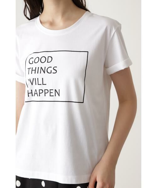 PINKY & DIANNE / ピンキーアンドダイアン カットソー | ◆GOOD THINGS WILL HAPPEN　Tシャツ | 詳細8