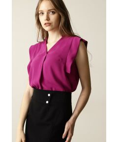 PINKY & DIANNE / ピンキーアンドダイアン シャツ・ブラウス | ◆フレアショルダーブラウス