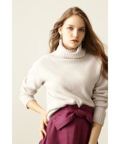 PINKY & DIANNE / ピンキーアンドダイアン ニット・セーター | ◆バックスリットソフトウールプルオーバー