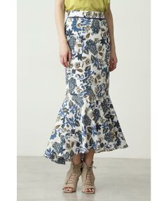 PINKY & DIANNE / ピンキーアンドダイアン スカート | ペイズリープリントマーメイドスカート