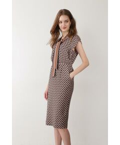 PINKY & DIANNE / ピンキーアンドダイアン ワンピース | ◆レトロジオメトリックプリントワンピース