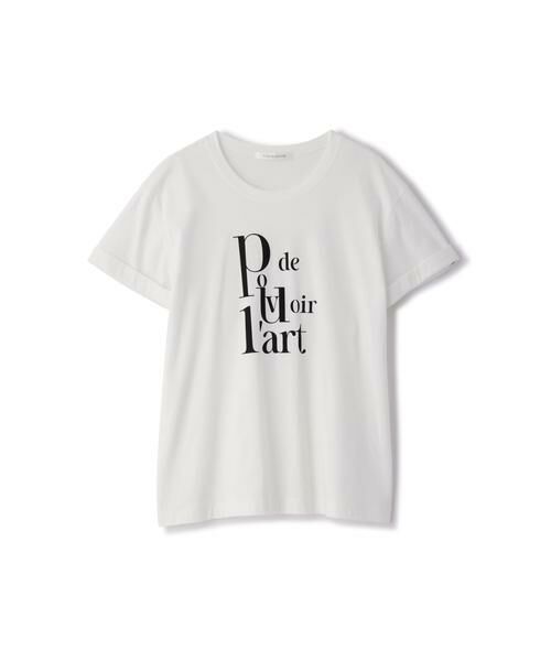 PINKY & DIANNE / ピンキーアンドダイアン カットソー | ◆Pouvoir de l’art　ロゴＴシャツ | 詳細1