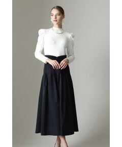 PINKY & DIANNE / ピンキーアンドダイアン ミニ丈・ひざ丈ワンピース | ニットコンビタフタワンピース