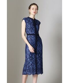 PINKY & DIANNE / ピンキーアンドダイアン ミニ丈・ひざ丈ワンピース | [URBAN PRECIOUS] バックマーメイドレースワンピース