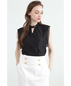 PINKY & DIANNE / ピンキーアンドダイアン シャツ・ブラウス | ◆カールマイヤーシアーブラウス