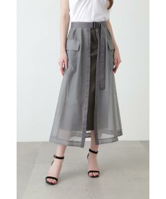 PINKY & DIANNE / ピンキーアンドダイアン スカート | シアーレイヤードスカート