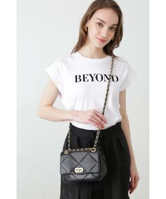 PINKY & DIANNE / ピンキーアンドダイアン カットソー | フレンチスリーブロゴＴシャツ