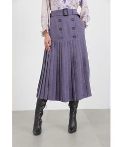 PINKY & DIANNE / ピンキーアンドダイアン スカート | フォースエードプリーツスカート