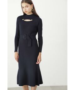 PINKY & DIANNE / ピンキーアンドダイアン ミニ丈・ひざ丈ワンピース | ◆カットアウトマーメイドワンピース