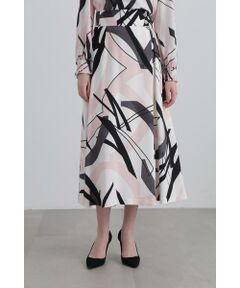 PINKY & DIANNE / ピンキーアンドダイアン スカート | ◆ジオメトリックアートプリントスカート