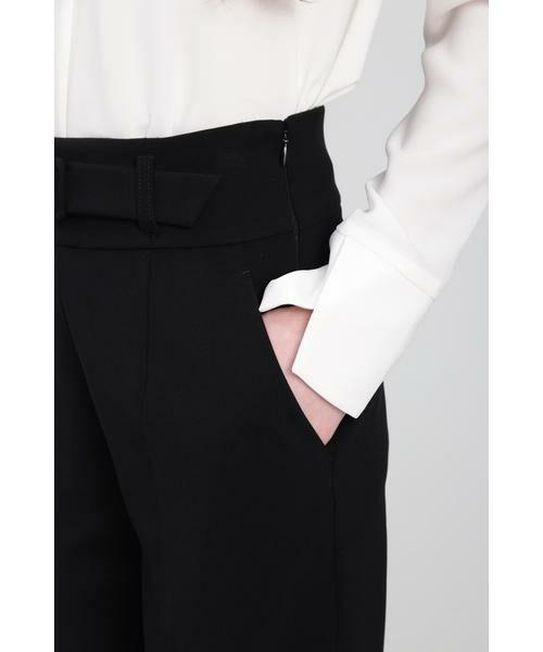 PINKY & DIANNE / ピンキーアンドダイアン パンツ | ◆[WEB限定サイズ] ハイウエストベルトパンツ | 詳細12